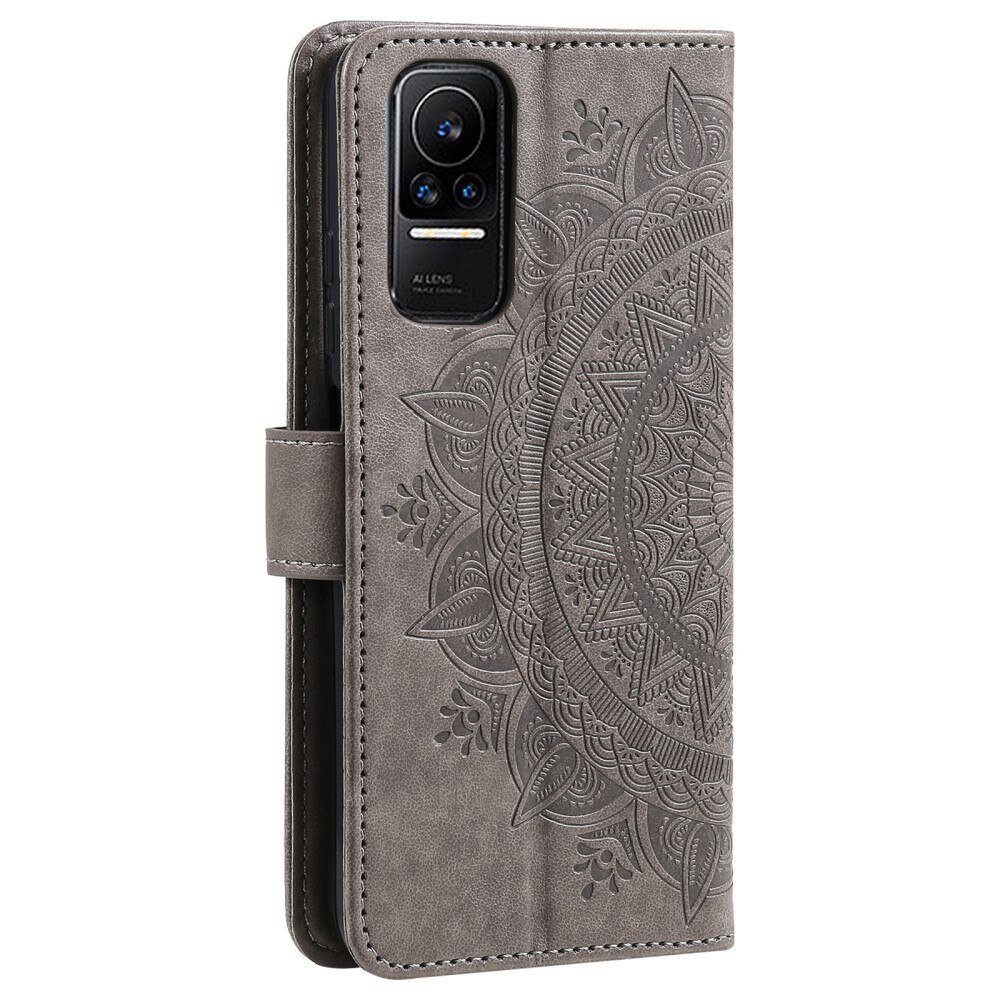 Xiaomi 13 Lite Handytasche Mandala grau