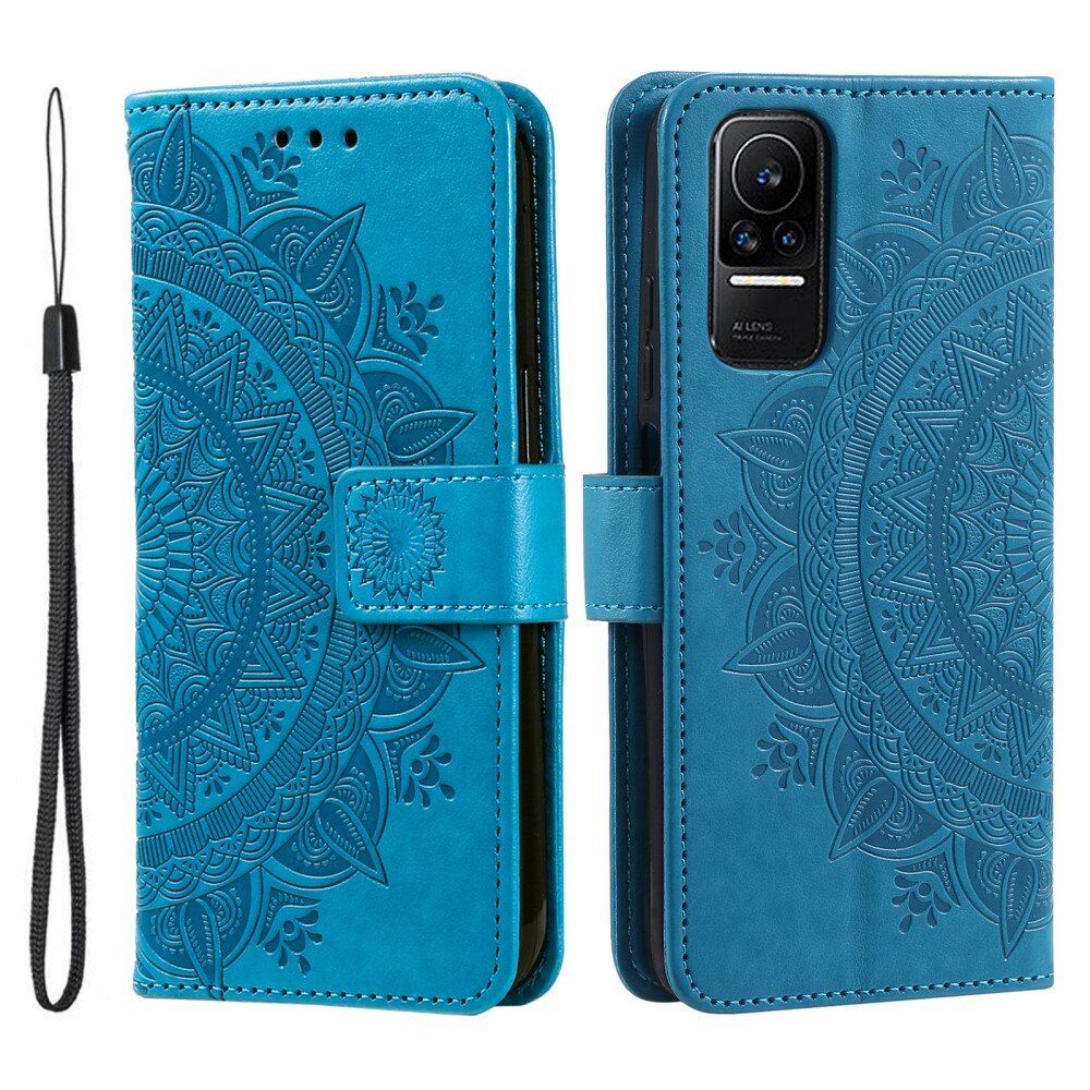 Xiaomi 13 Lite Handytasche Mandala blau