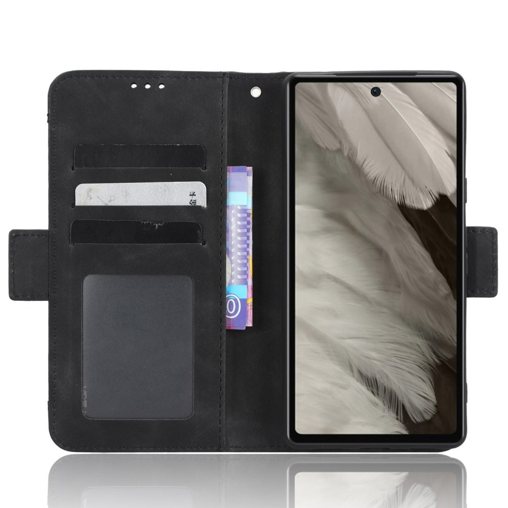 Google Pixel 7a Multi Portemonnaie-Hülle schwarz