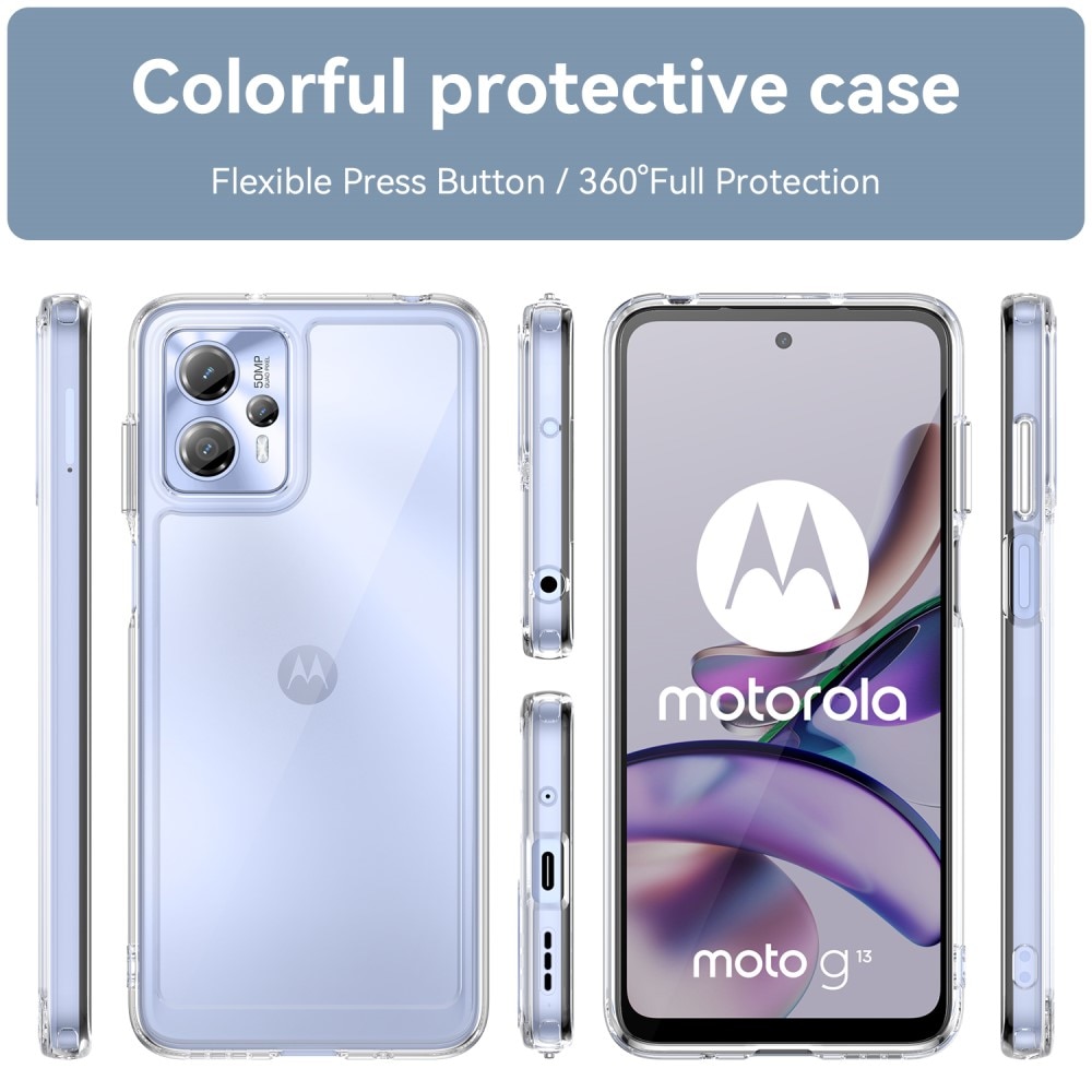 Motorola Moto G13/G23 hybride Handyhülle Crystal Hybrid transparent