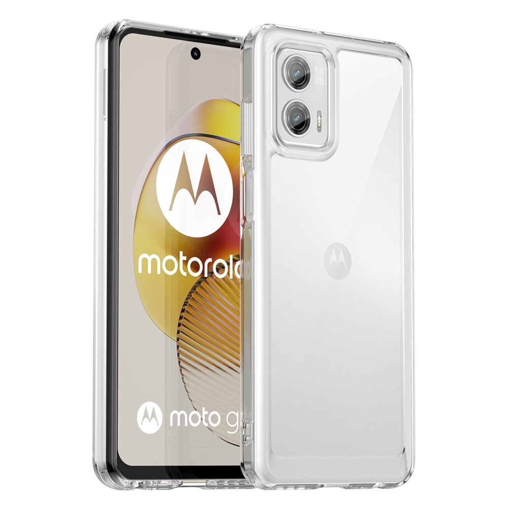 Motorola Moto G73 hybride Handyhülle Crystal Hybrid transparent