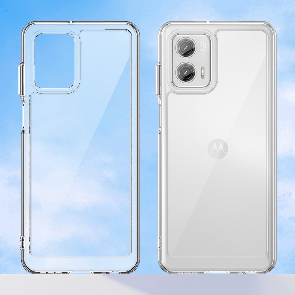 Motorola Moto G73 hybride Handyhülle Crystal Hybrid transparent