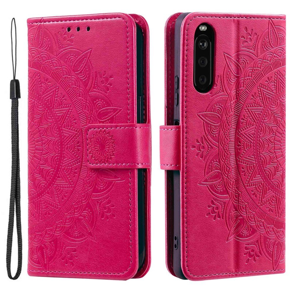 Sony Xperia 10 V Handytasche Mandala rosa