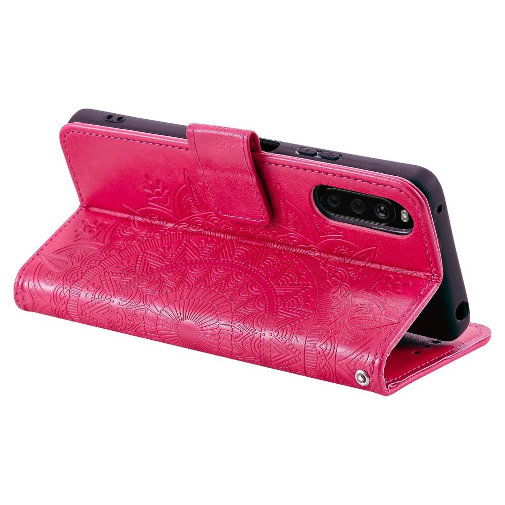 Sony Xperia 10 V Handytasche Mandala rosa