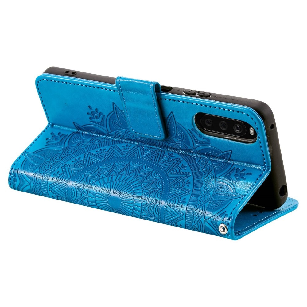 Sony Xperia 10 V Handytasche Mandala blau