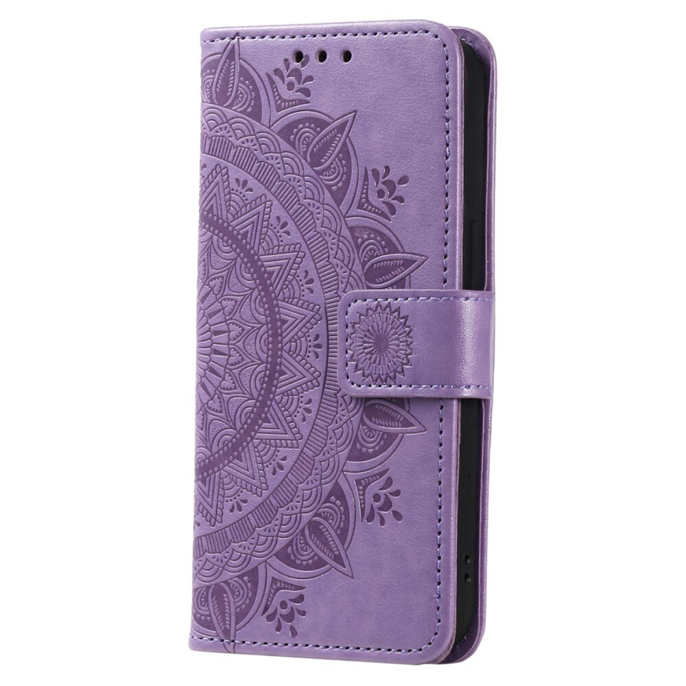 Sony Xperia 1 V Handytasche Mandala lila