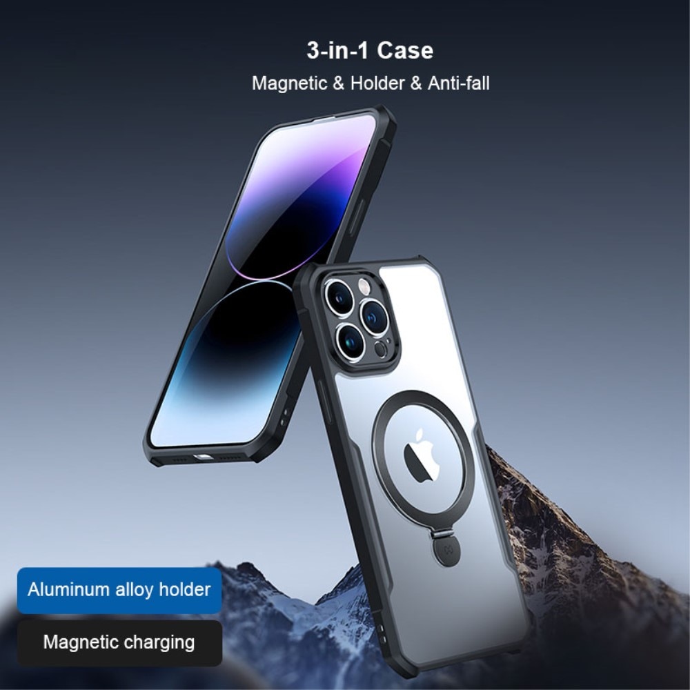 iPhone 12/12 Pro Hybrid-Hülle Bumper MagSafe schwarz