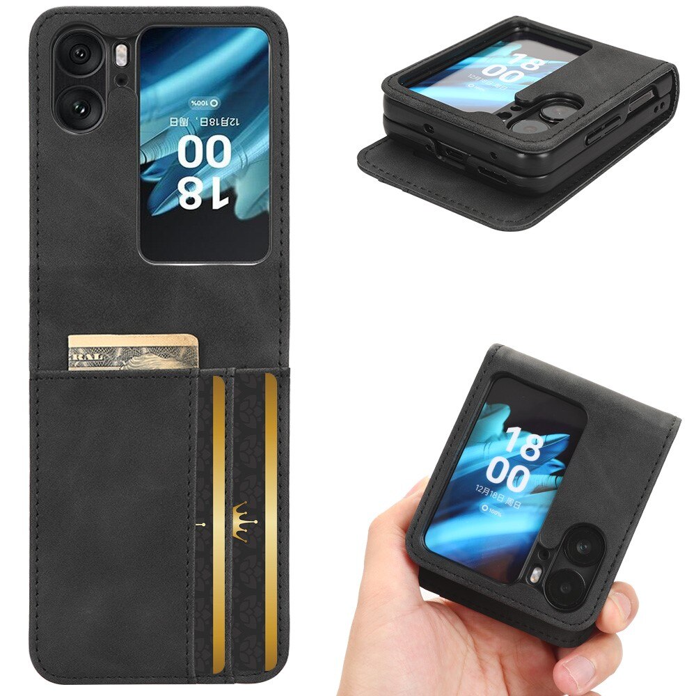 Oppo Find N2 Flip Slim Handytasche schwarz