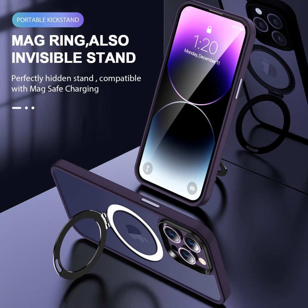 iPhone 13 Pro Hybrid-Hülle MagSafe Ring Lila