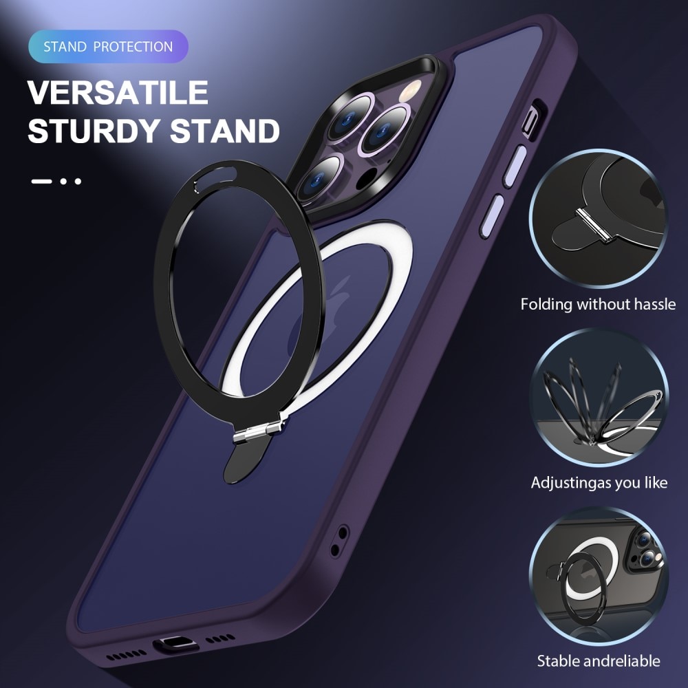 iPhone 13 Pro Hybrid-Hülle MagSafe Ring Lila