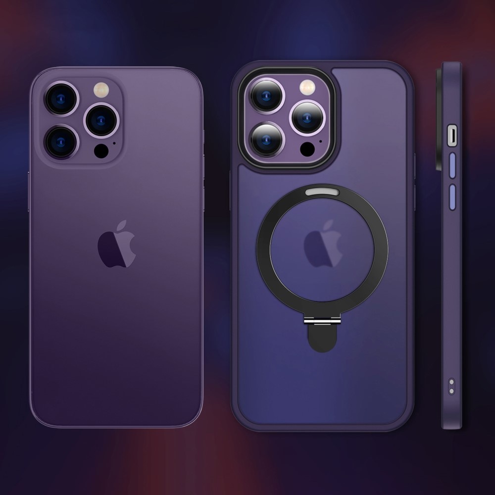 iPhone 13 Pro Hybrid-Hülle MagSafe Ring Lila