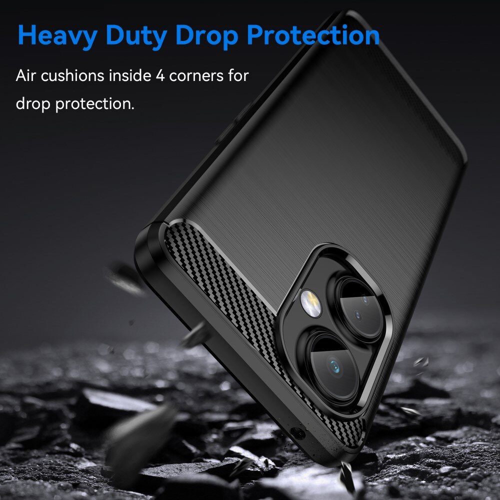  OnePlus Nord CE 3 Lite Hülle TPU Brushed Schwarz