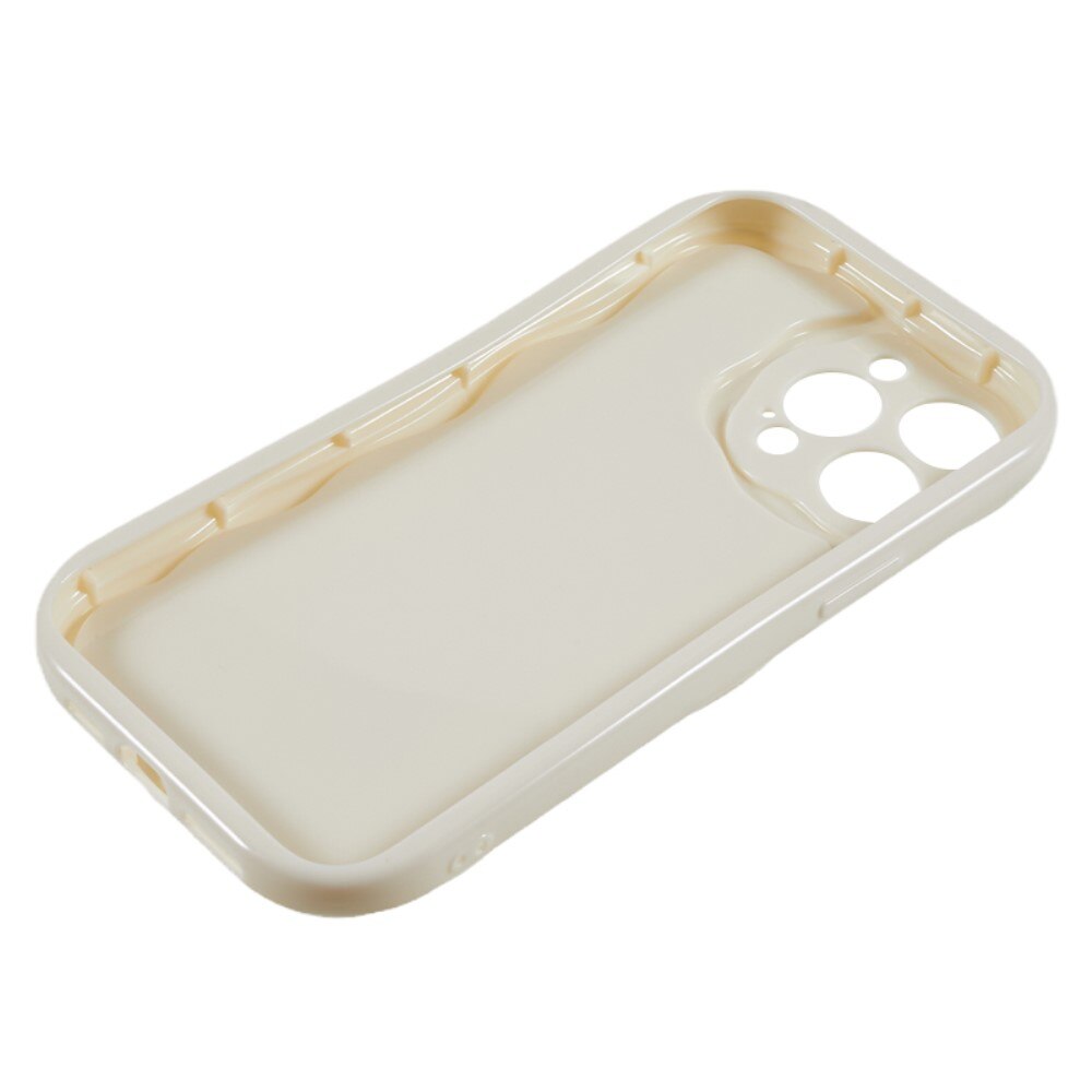 iPhone 14 Pro TPU-hülle Wavy hell beige