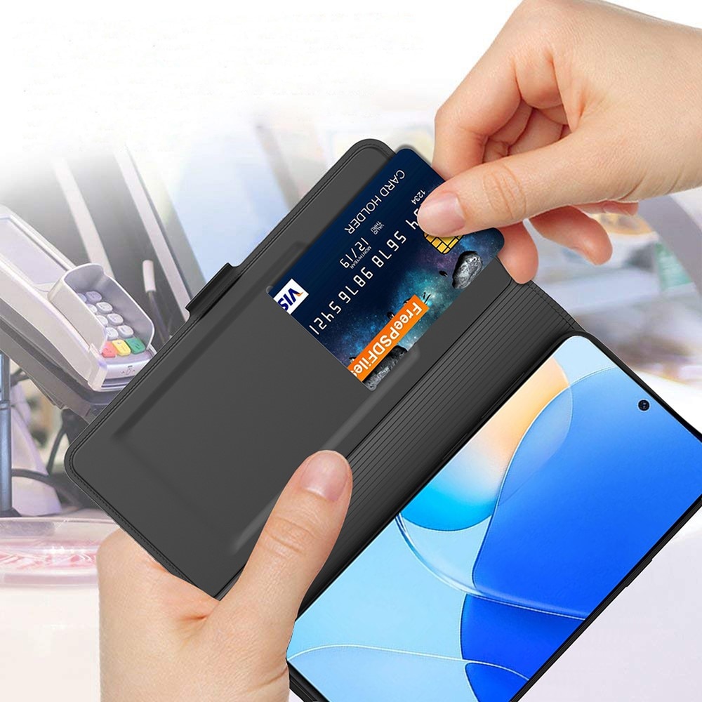 Slim Card Wallet Huawei P60/P60 Pro schwarz
