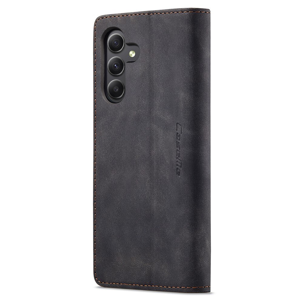 Slim Portemonnaie-Hülle Samsung Galaxy A24 schwarz