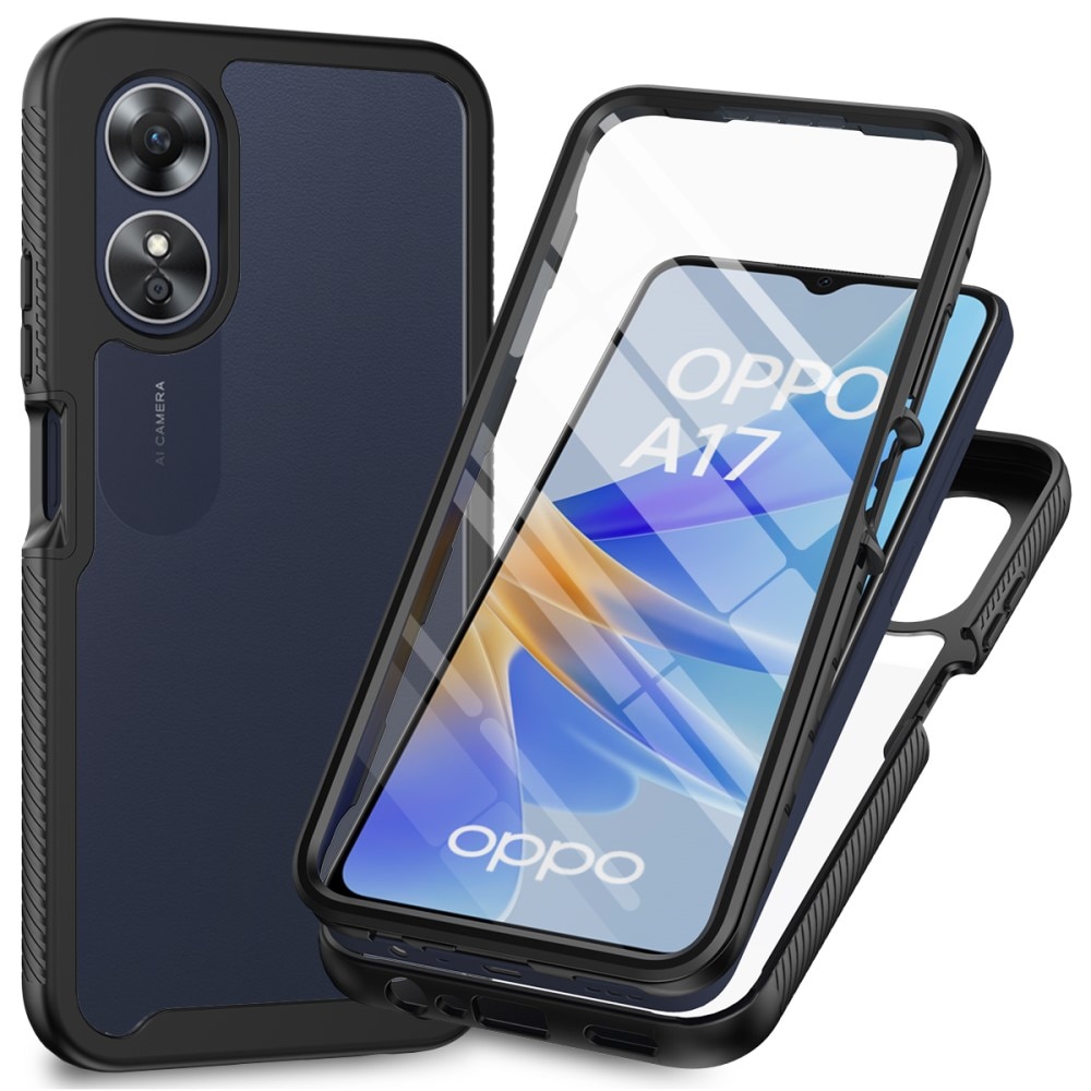 Oppo A17 Full Protection Case schwarz