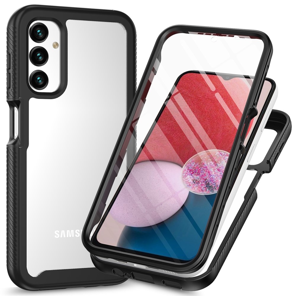 Ring Armor Hülle für Samsung Galaxy A24 4G Panzerhülle Magnethalter Ring  schwarz 