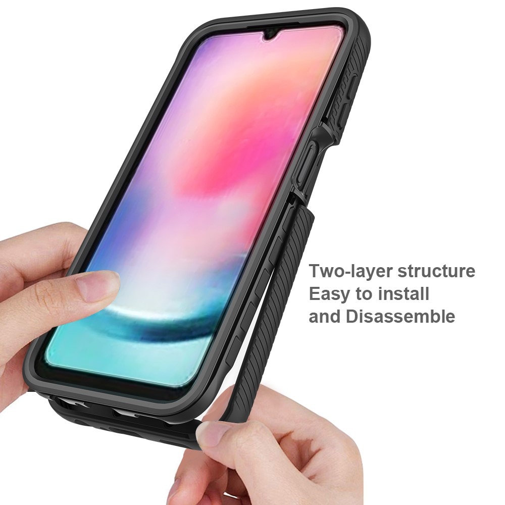 Samsung Galaxy A24 Full Protection Case Schwarz
