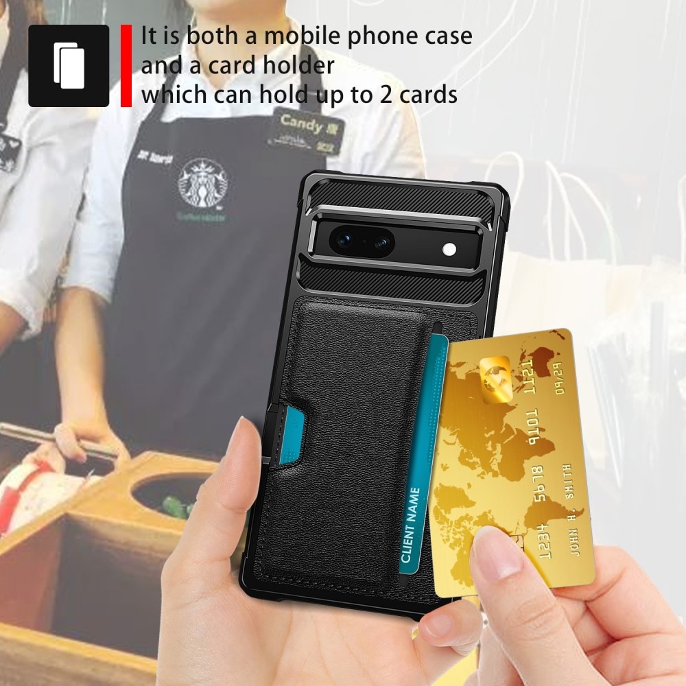 Google Pixel 7a Tough Card Case schwarz