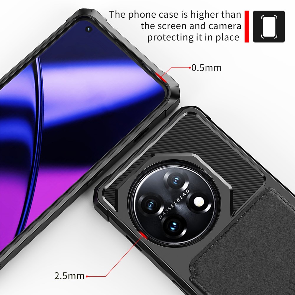  OnePlus 11 Tough Multi-slot Hülle Schwarz