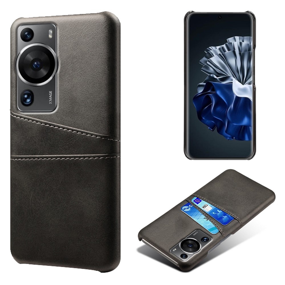 Card Slots Case Huawei P60/P60 Pro schwarz