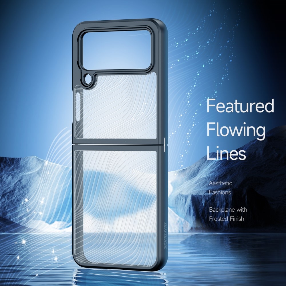 Aimo Series Hülle Samsung Galaxy Z Flip 4 transparent