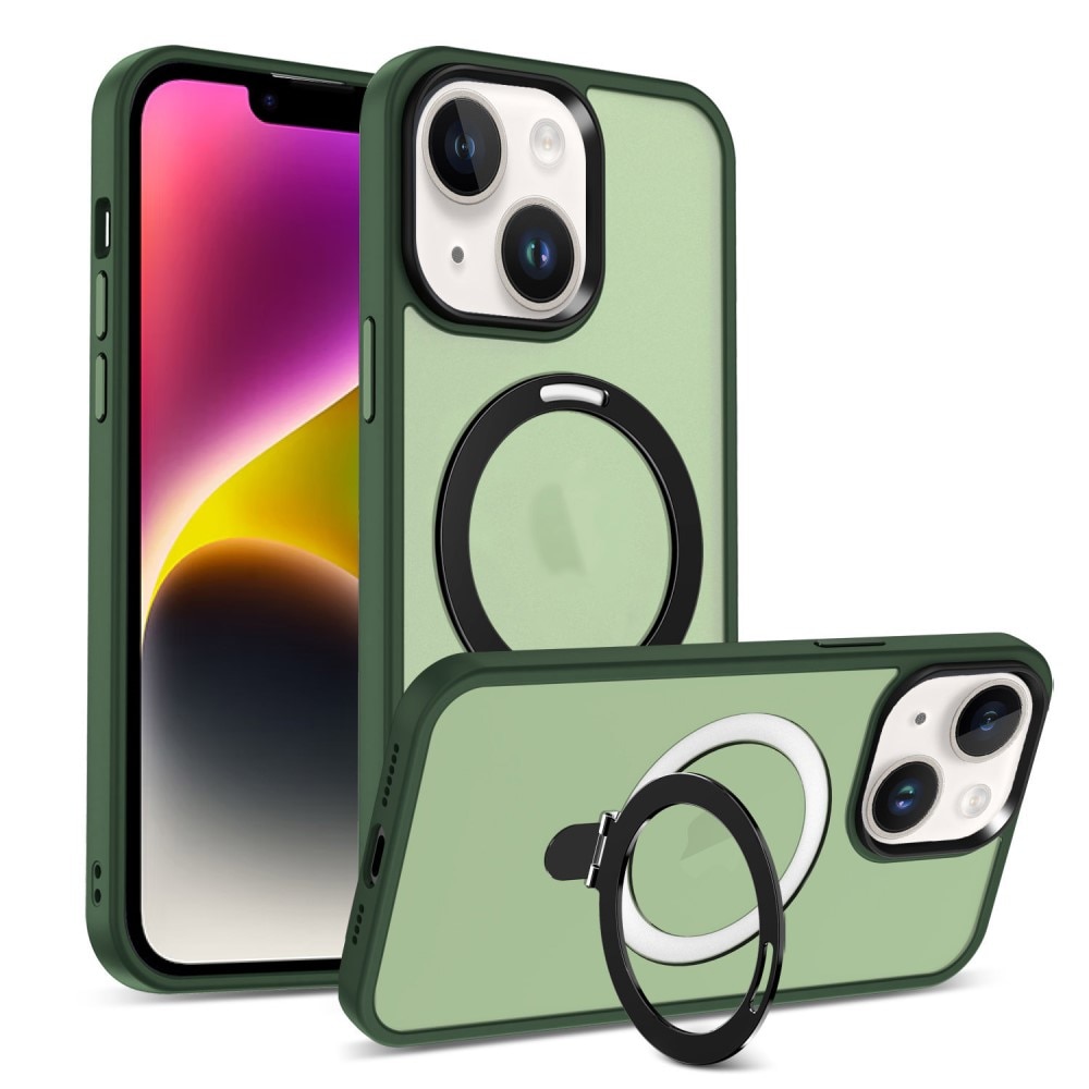 iPhone 14 Hybrid-Hülle MagSafe Ring grün