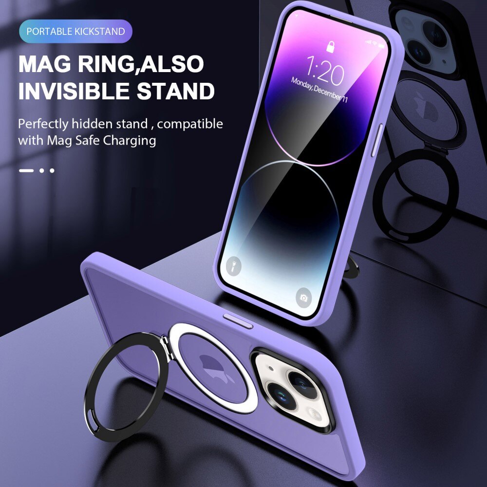 iPhone 13 Hybrid-Hülle MagSafe Ring Lila