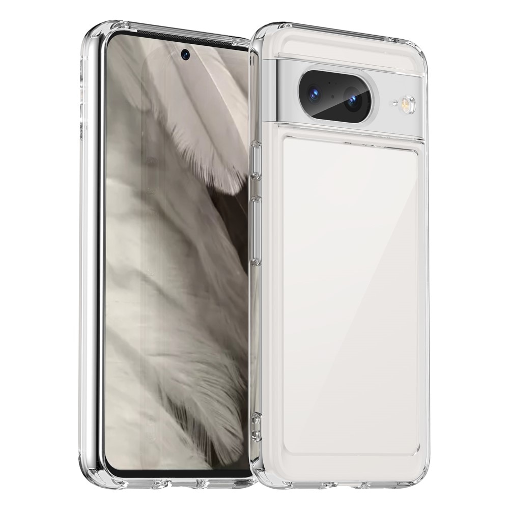 Google Pixel 8 Hybride Handyhülle Crystal Hybrid transparent