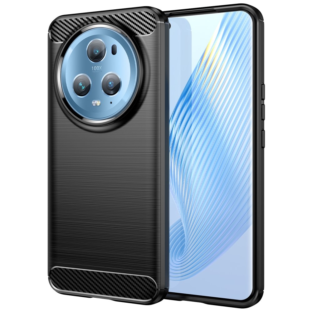 Honor Magic5 Pro Hülle TPU Brushed Schwarz