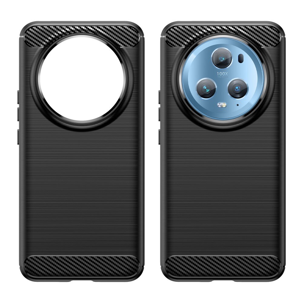 Honor Magic5 Pro Hülle TPU Brushed Schwarz