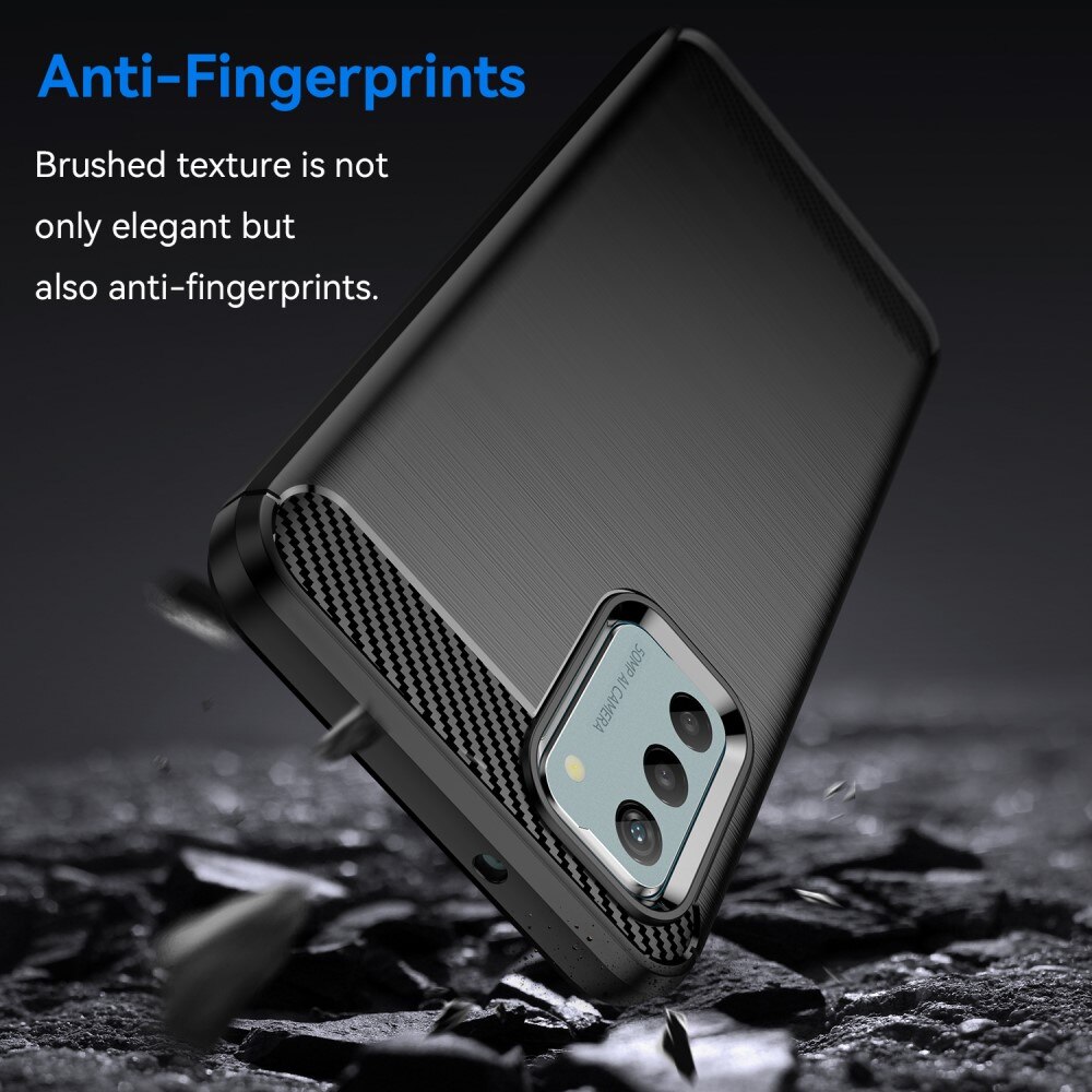  Nokia G22 Hülle TPU Brushed Schwarz