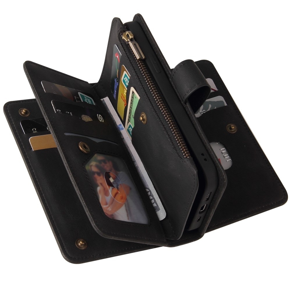 Motorola Moto G53 Leather Multi-Wallet schwarz