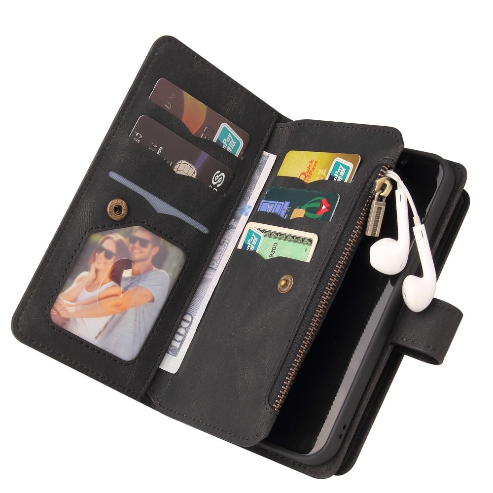 Motorola Moto G53 Leather Multi-Wallet schwarz