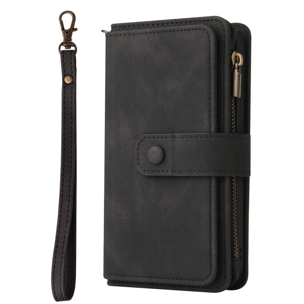 Motorola Moto E13 Leather Multi-Wallet schwarz