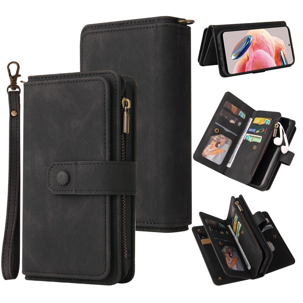 Xiaomi Redmi Note 12 Leather Multi-Wallet schwarz