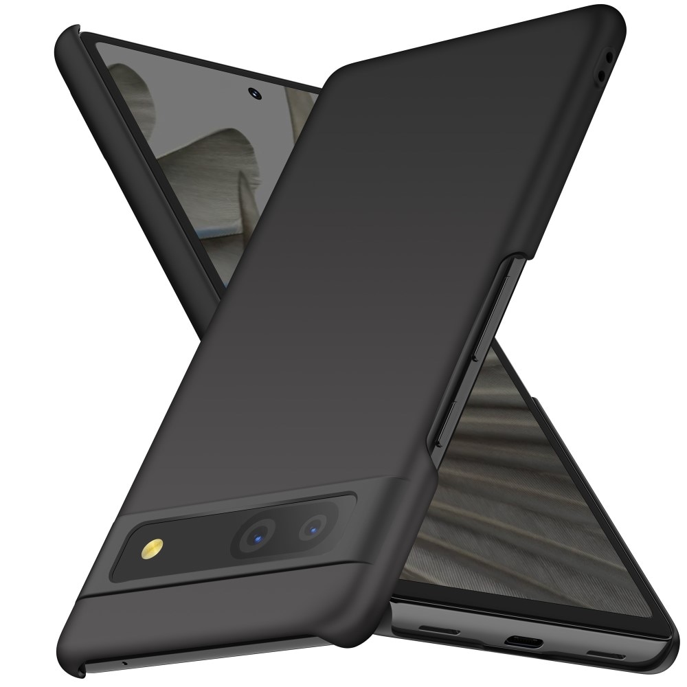 Google Pixel 7a Gummierte Hardcover schwarz