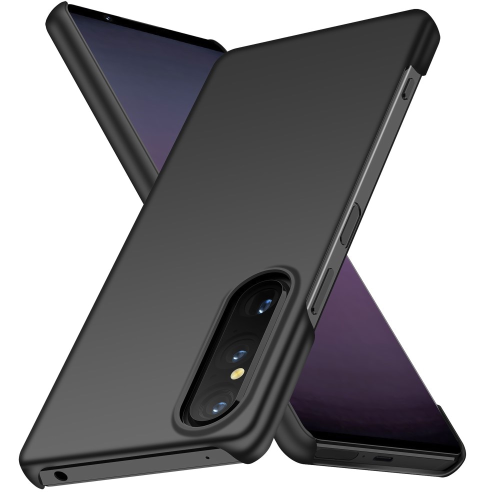 Sony Xperia 1 V Gummierte Hardcover schwarz