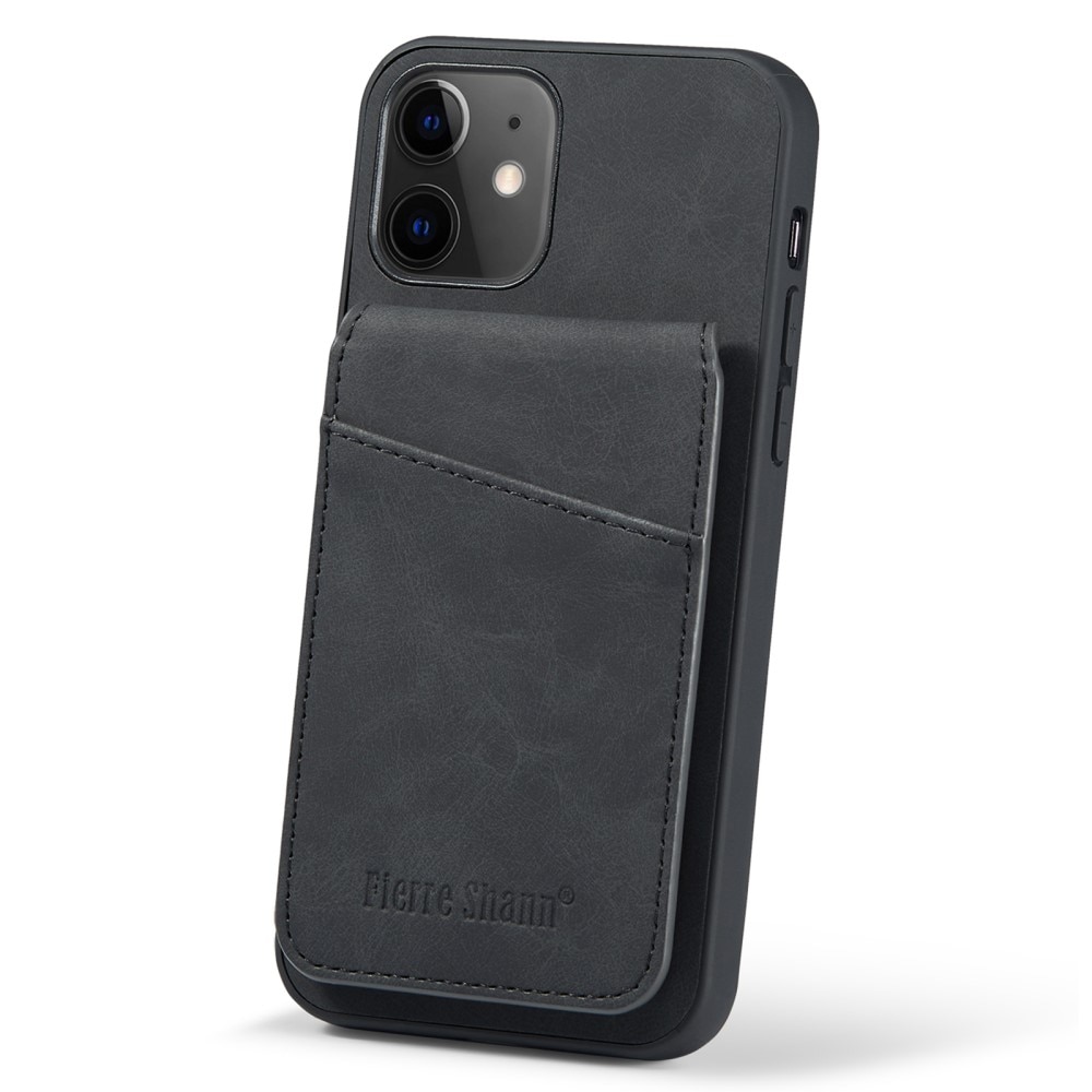RFID-geschützte Multi-slot Hülle iPhone 12/12 Pro schwarz