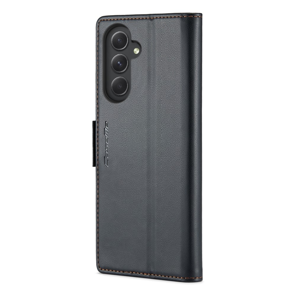 RFID-geschützte Slim Portemonnaie-Hülle Samsung Galaxy A54 Schwarz
