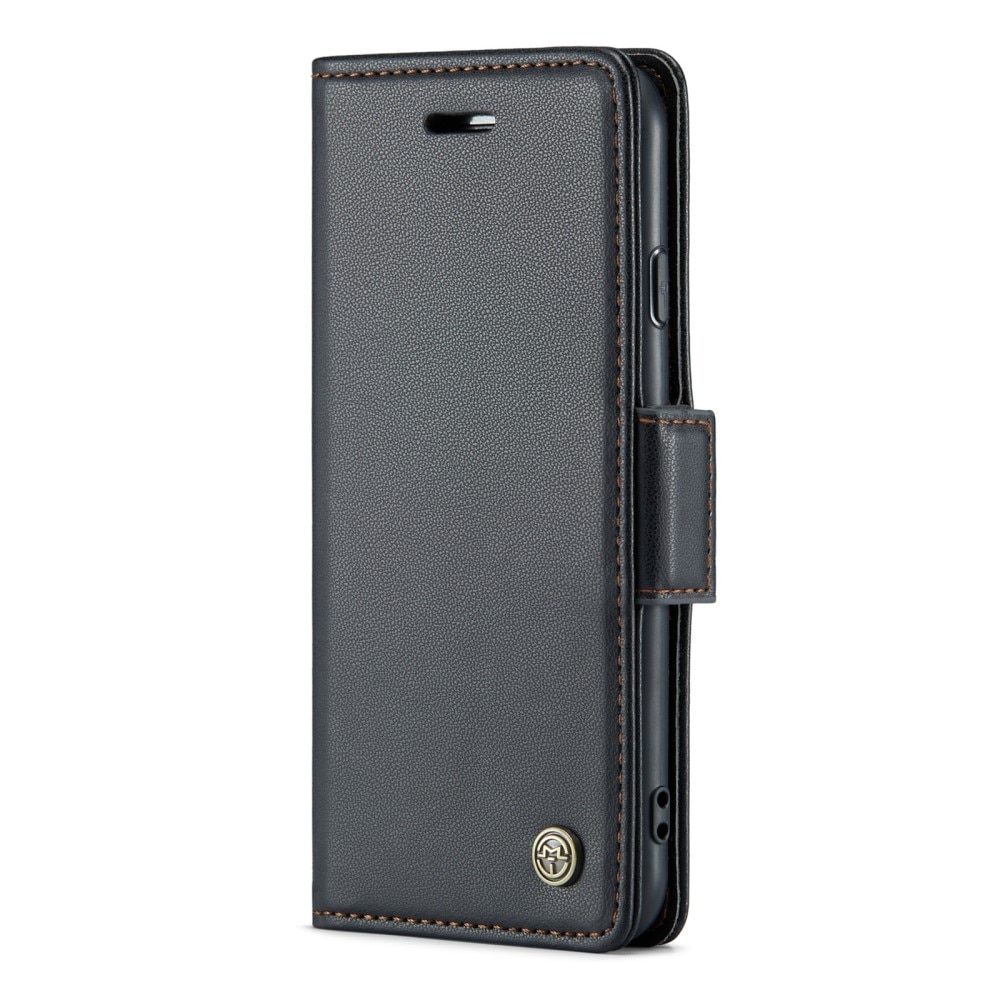 RFID-geschützte Slim Portemonnaie-Hülle iPhone 7 schwarz