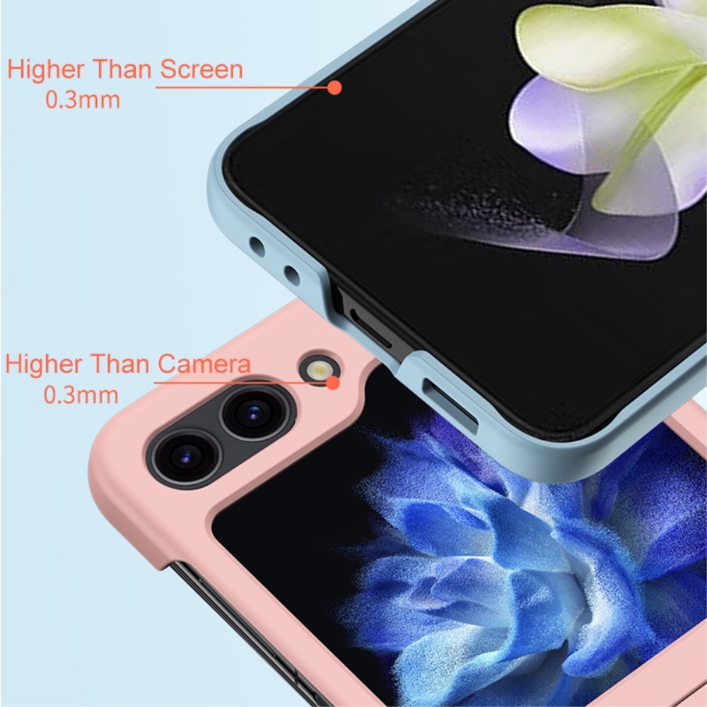 Samsung Galaxy Z Flip 5 Gummierte Hardcover lila