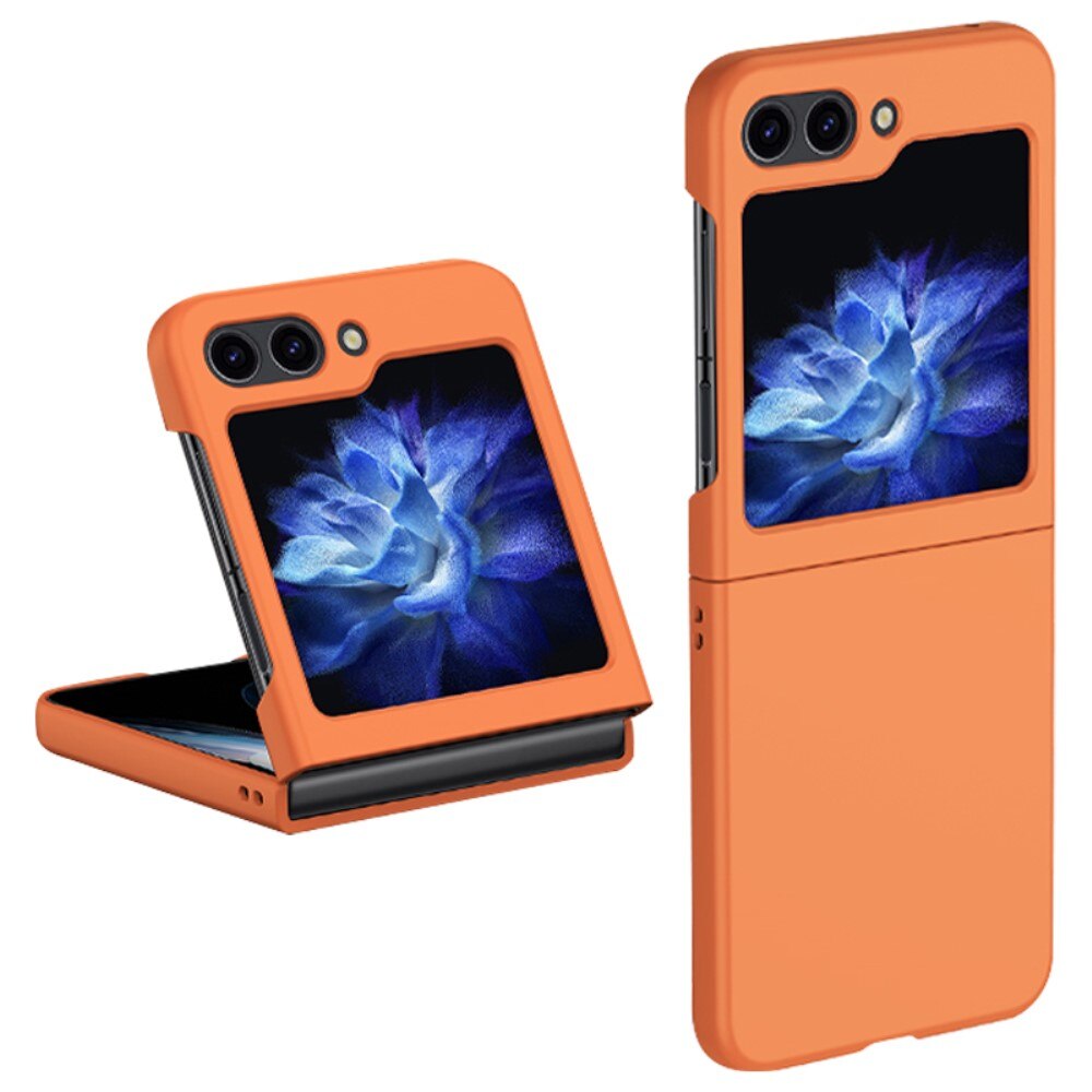 Samsung Galaxy Z Flip 5 Gummierte Hardcover orange