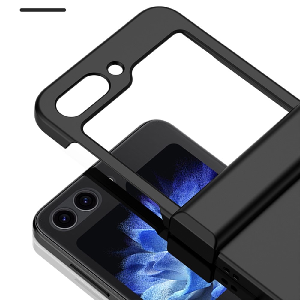 Samsung Galaxy Z Flip 5 Gummierte Hardcover Hinge Protection schwarz