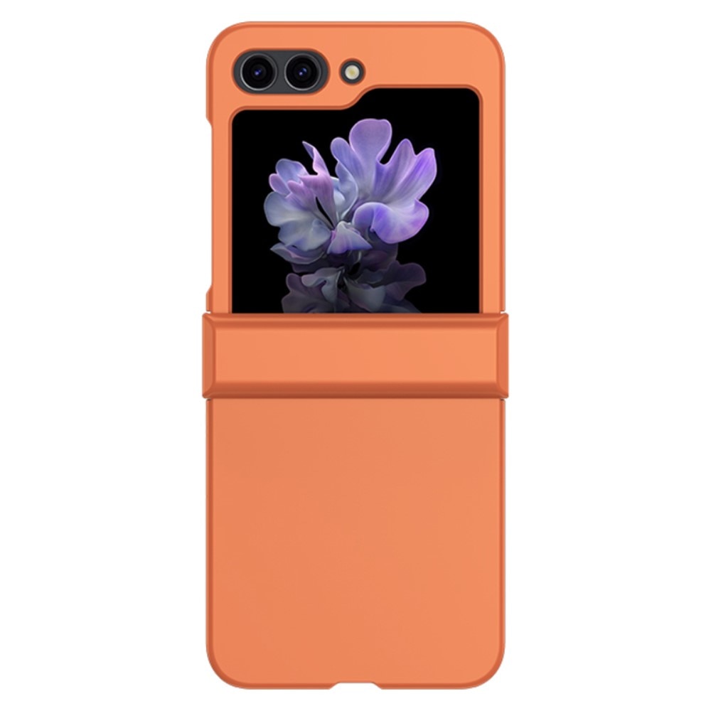 Samsung Galaxy Z Flip 5 Gummierte Hardcover Hinge Protection orange