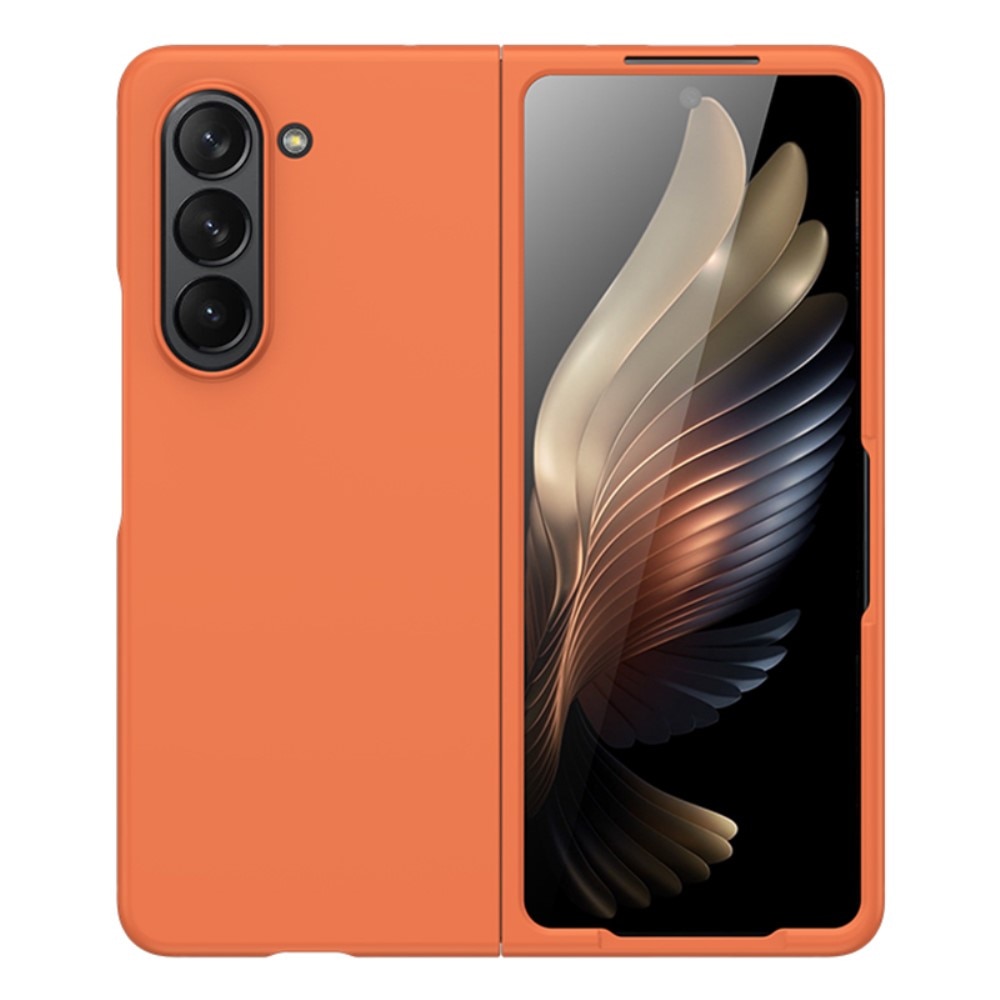 Samsung Galaxy Z Fold 5 Gummierte Hardcover orange