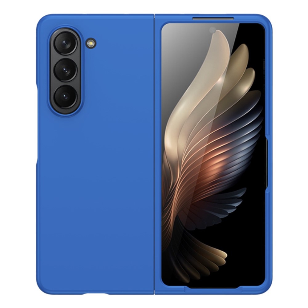 Samsung Galaxy Z Fold 5 Gummierte Hardcover blau