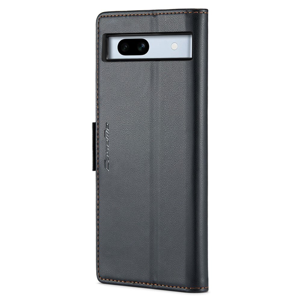RFID-geschützte Slim Portemonnaie-Hülle Google Pixel 7a Schwarz