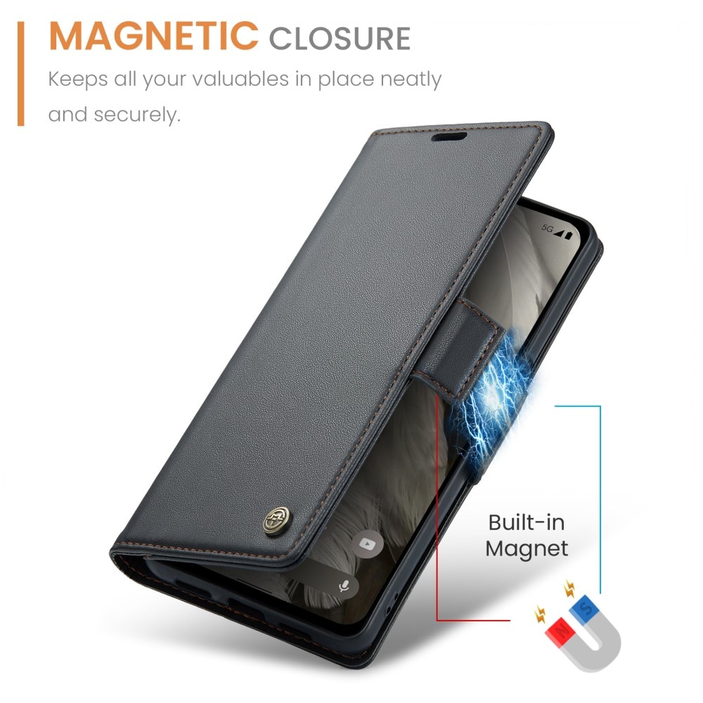 RFID-geschützte Slim Portemonnaie-Hülle Google Pixel 8 schwarz