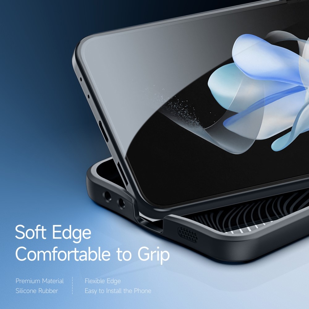 Aimo Series Hülle Samsung Galaxy Z Flip 5 transparent